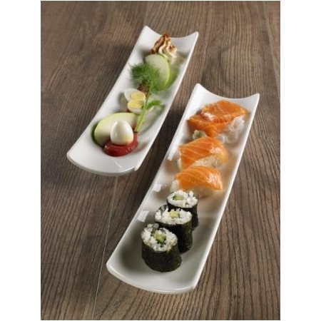 Vassoio melamina rett. bianco cm 31x8,2x3,3