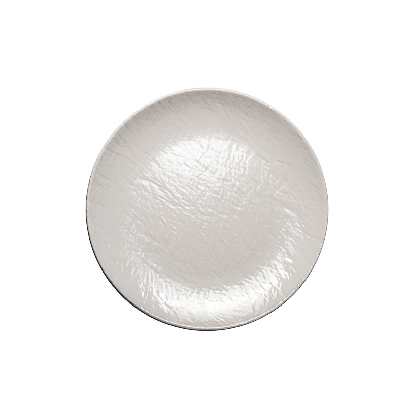 Vassoio melamina tondo cm. 40x4 Stone age