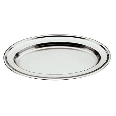 Vassoio ovale 80x48cm inox