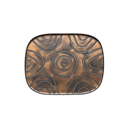 Vassoio rettangolare cm.36x23x1,7 Goldeneye