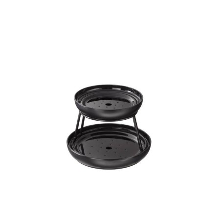 Set con stand e piatti con piastre da inserimento in melamina