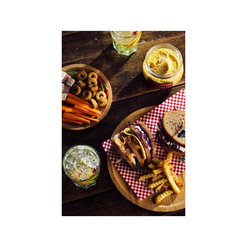 Vassoio tondo in bamboo diam cm. 28 x1.5 h