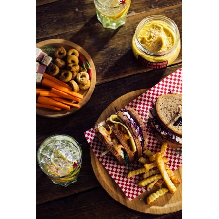 Vassoio tondo in bamboo diam cm. 33x1.5 h