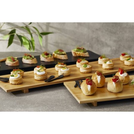 Vassoio Sushi in bamboo Nero 70x20x2,5 cm