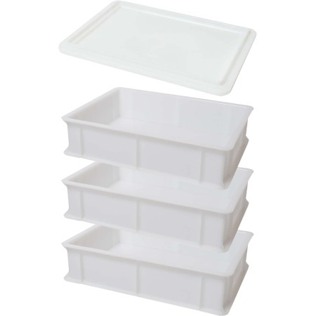 Vaschette per panetti pizza  40x30x10 con coperchio in offerta