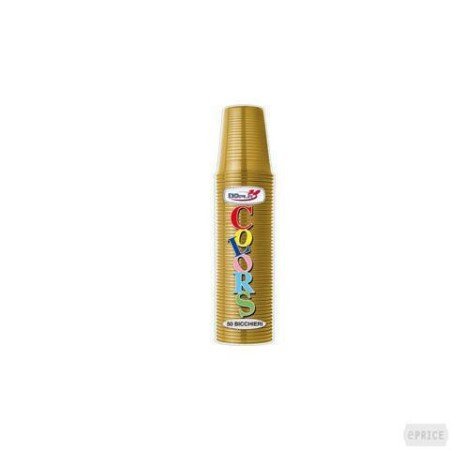 BICCHIERI 200CC 50PZ ORO