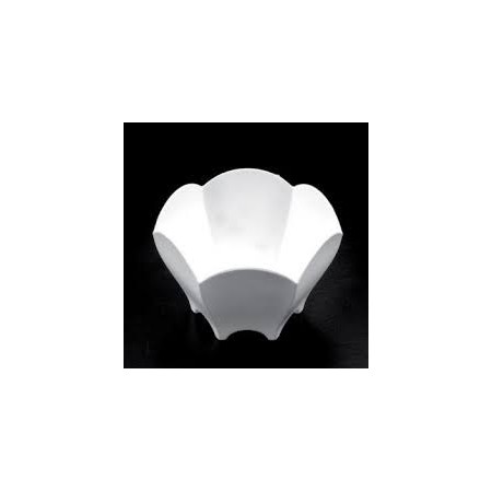 Coppetta Tulip bianca 70cc - 25 pz