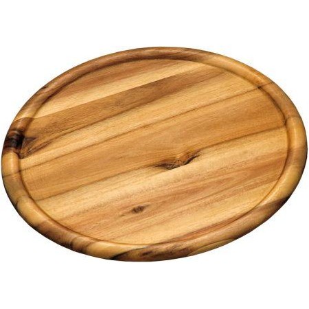 Piatto per Pizza in Legno di Acacia, cm 32 x32x5